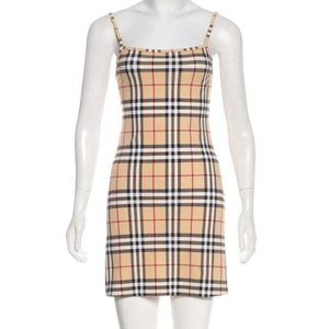 Burberry London Slip Dress Size S small Nova Check